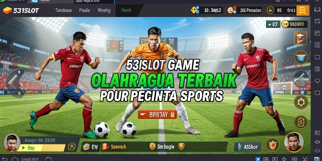 Tampilan screenshot utama 531SLOT yang menampilkan aksi olahraga seru.