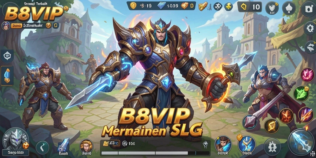 Screenshot gameplay B8VIP dengan aksi strategi seru.