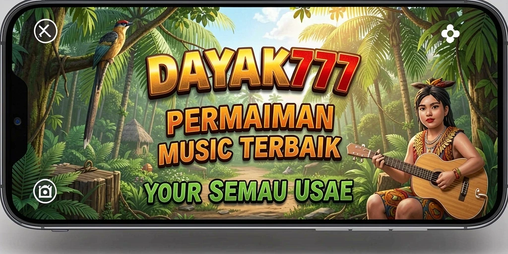 Tampilan gameplay DAYAK777 yang menarik dengan irama musik yang mengasyikkan.