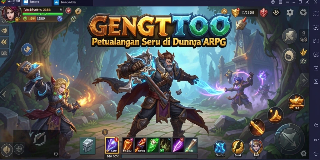 Gameplay GENGTOTO yang menegangkan dalam misi ARPG.