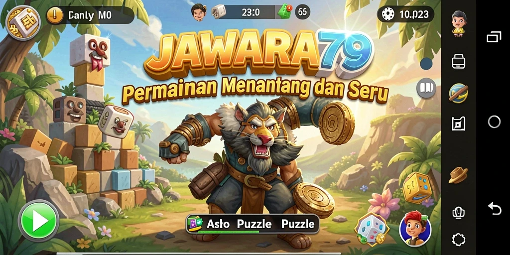 Tampilan gameplay JAWARA79 yang menantang dan seru.