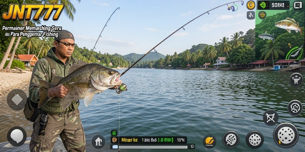 Tampilan gameplay <strong>JNT777</strong> dengan pengalaman memancing yang seru.