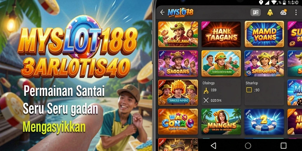 Screenshot MYSLOT188 menunjukkan gameplay yang seru dan penuh warna.