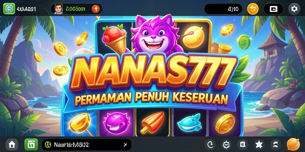 Tampilan gameplay NANAS777 yang seru dan menantang.