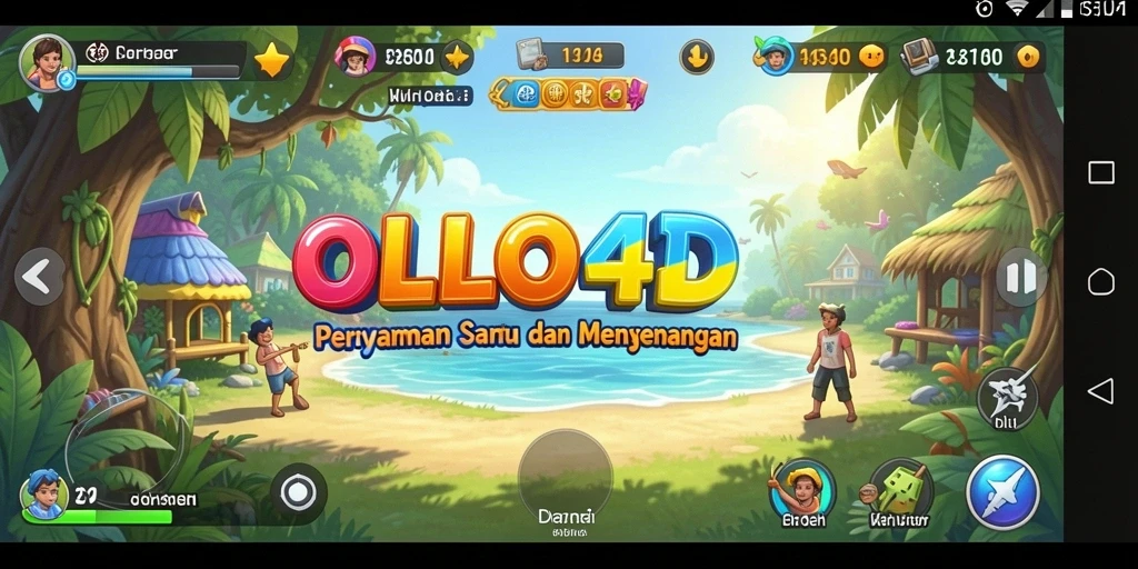 Tampilan menarik dari gameplay OLLO4D yang menyenangkan.