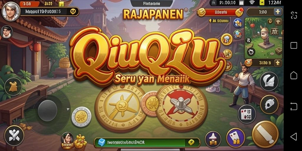 Screenshot gameplay RAJAPANEN yang seru dengan kartu QiuQiu.