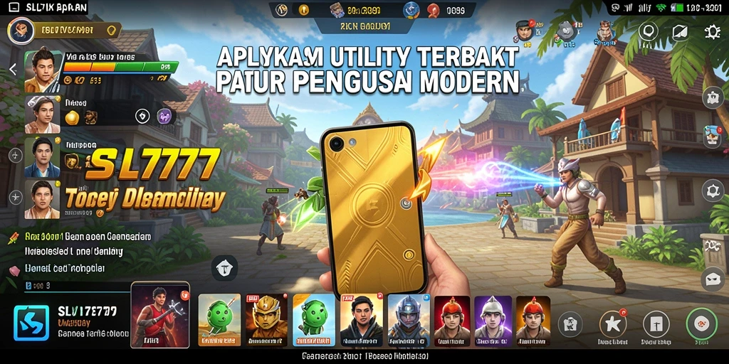 Tampilan antarmuka SL777 yang sederhana dengan berbagai alat pengoptimalan.